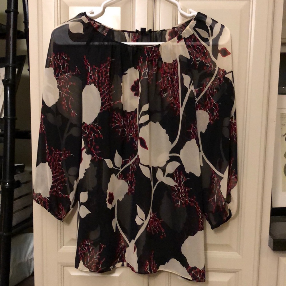 Talbots mesh blouse